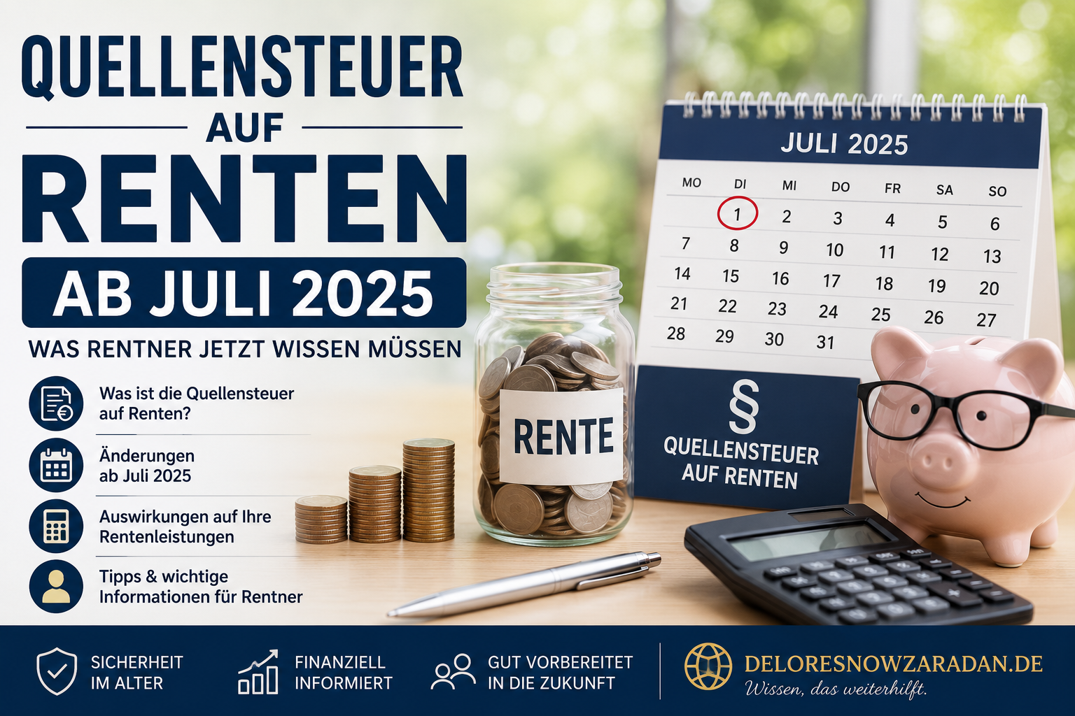 quellensteuer auf renten ab juli 2025