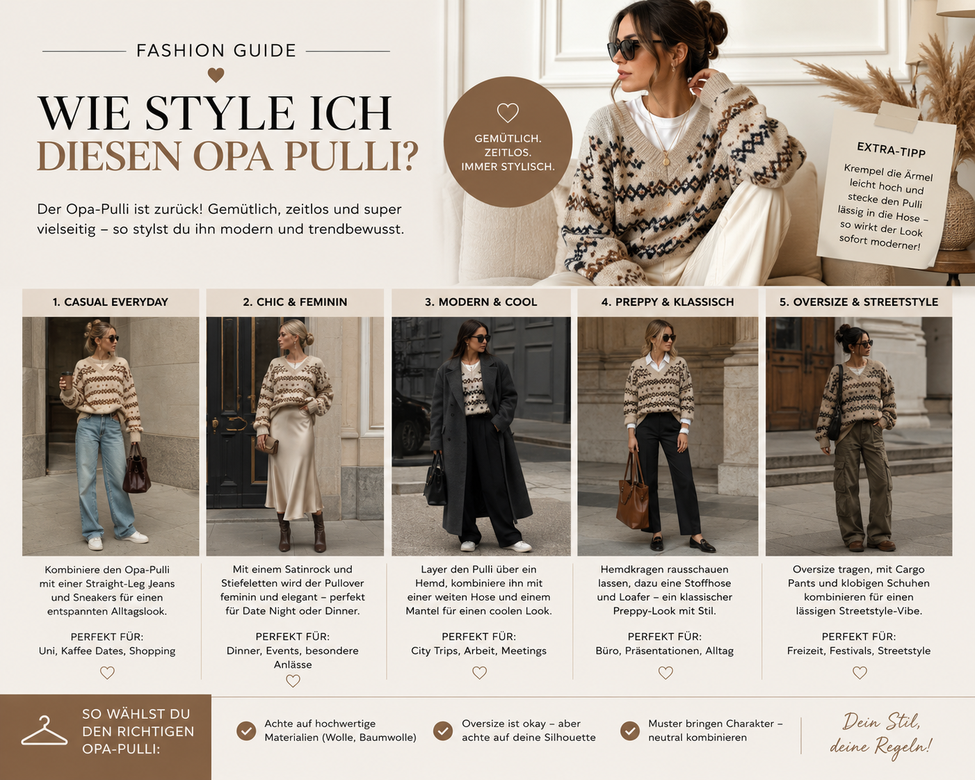 wie style ich diesen opa pulli