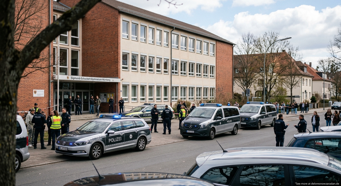 polizeieinsatz nürnberger schule